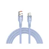 T-PHOX BOLD USB/Lightning 3A kábel égkék