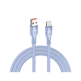 T-PHOX BOLD USB/Lightning 3A kábel égkék