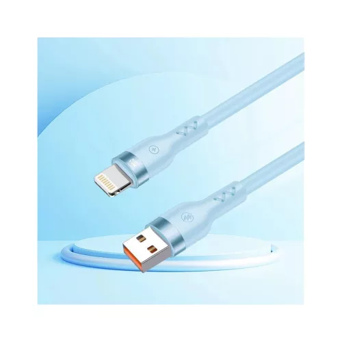 T-PHOX BOLD USB/Lightning 3A kábel égkék