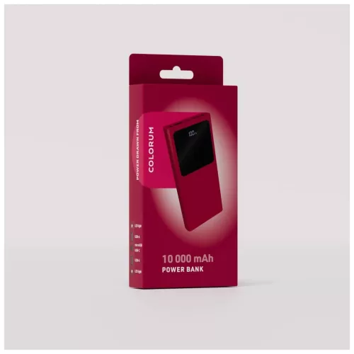 COLORUM külső akkumulátor 10 000 mAh CPB10-02 magenta