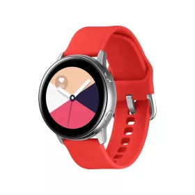 20 mm-es univerzális szilikon szíj okosórához, piros