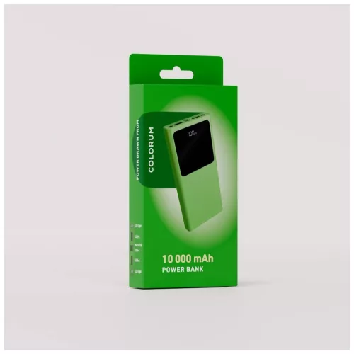 COLORUM powerbank 10 000 mAh CPB10-04 zöld
