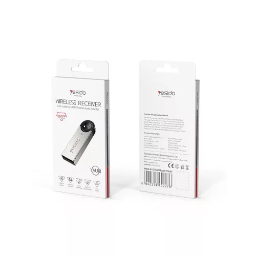 YESIDO YAU81 Bluetooth-adó USB ezüst