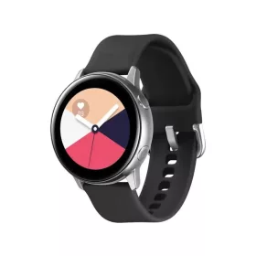   Univerzális 22 mm-es szilikon okosóraszíj okosórához, fekete