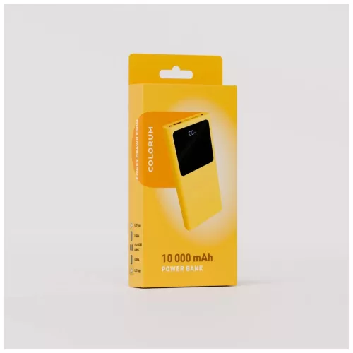 COLORUM powerbank 10 000 mAh CPB10-05 sárga