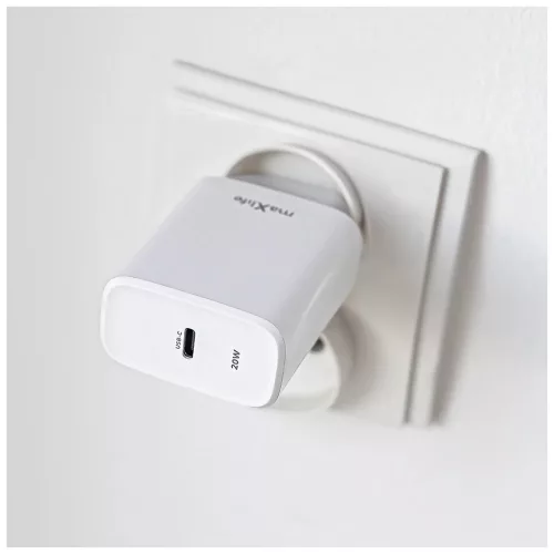Maxlife MXTC-10-20C PD QC töltő 1x USB-C 20W fehér