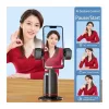T-PHOX ICIRCLE 360°-os AI-alapú arckövetéses stabilizátor- és állványtartó, fekete