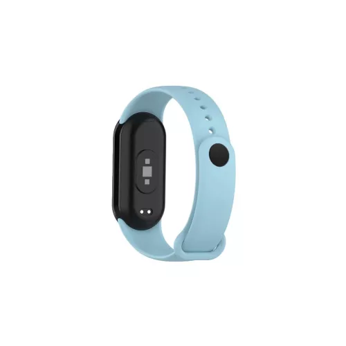 Szilikon szíj Mi Band 8/M8 (9) készülékhez, világoskék