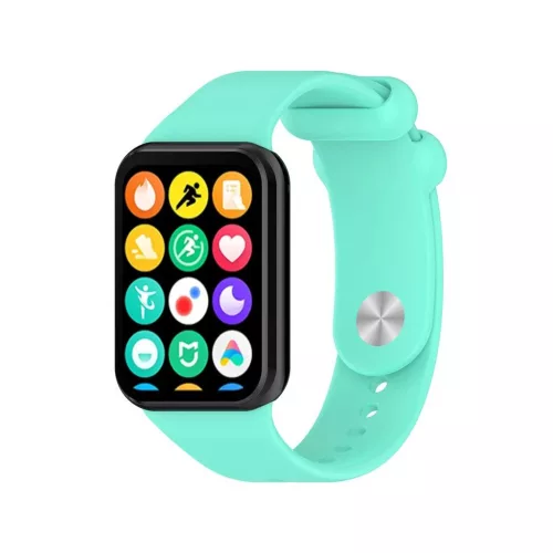 Mi Band 8 Pro/M8 Pro (11) készülékhez szilikon szíj mentazöld