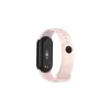 Szilikon szíj Mi Band 8/M8 készülékhez (1) világos rózsaszín