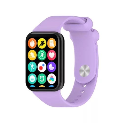 Mi Band 8 Pro készülékhez szilikon szíj lila