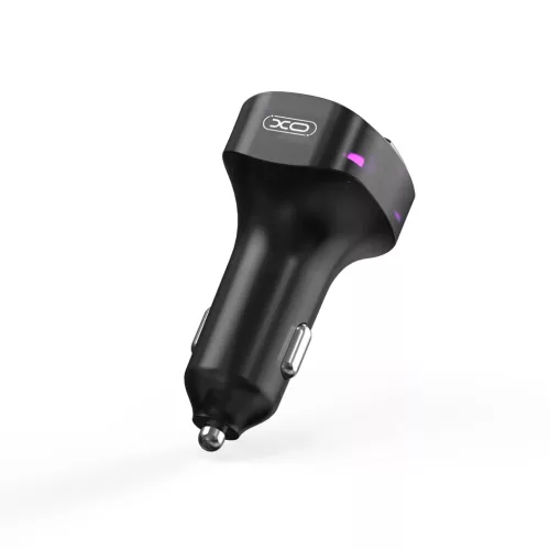 XO BCC12 Bluetooth MP3 FM-transzmitter és autós töltő 3,1A fekete