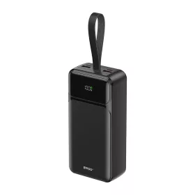   BWOO 65W 30000 mAh külső akkumulátor 2x USB-A, 1x USB-C, LCD-kijelzős, fekete