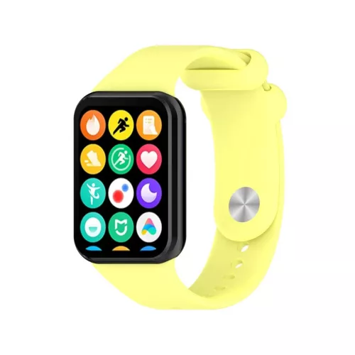 Szilikon szíj Mi Band 8 Pro/M8 Pro (6) készülékhez sárga