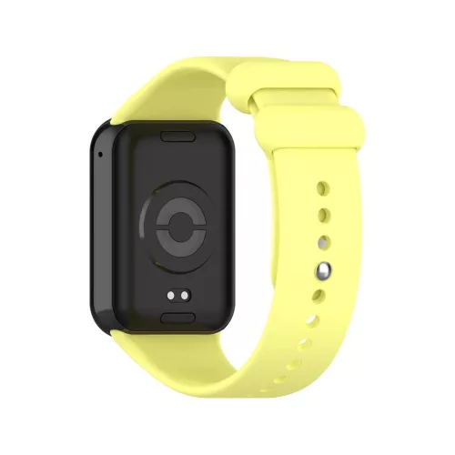 Szilikon szíj Mi Band 8 Pro/M8 Pro (6) készülékhez sárga