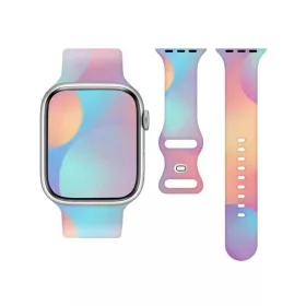 Szilikon szíj okosóra készülékhez 22MM szivárvány