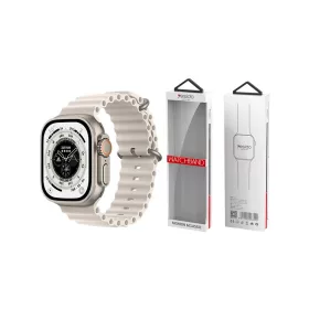   YESIDO WB21 Apple Watch szilikon szíj 38/40/41 készülékhez bézs