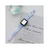 Apple Watch 42/44/45/49 mm készülékekhez szilikon szíj (97+110) kék