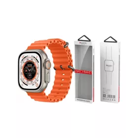   YESIDO WB21 szilikon szíj Apple Watch készülékhez 38/40/41 narancssárga