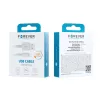 Forever kábel USB – Lightning 3,0 m 1A fehér