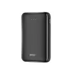 BWOO P72 powerbank 5000 mAh QC 22.5W PD 20W, 2× USB-A és 1× USB-C porttal, fekete