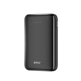   BWOO P72 powerbank 5000 mAh QC 22.5W PD 20W, 2× USB-A és 1× USB-C porttal, fekete