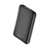BWOO P72 powerbank 5000 mAh QC 22.5W PD 20W, 2× USB-A és 1× USB-C porttal, fekete
