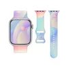 Szilikon szíj Apple Watch 42/44/45/49 mm készülékhez (97+110 mm) színes