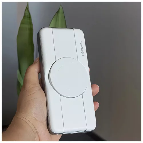 Forever vezeték nélküli mágneses 3in1 powerbank MATB-300 10000 mAh fehér