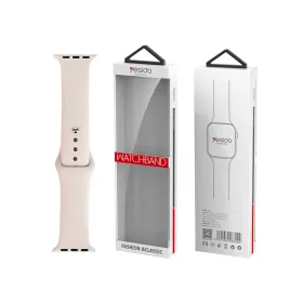   YESIDO WB44 szilikon szíj iWatch L 42/44/45 (97+140) készülékhez #45 Starlight