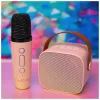 Maxlife Bluetooth karaoke hangszóró MXKS-100 rózsaszín