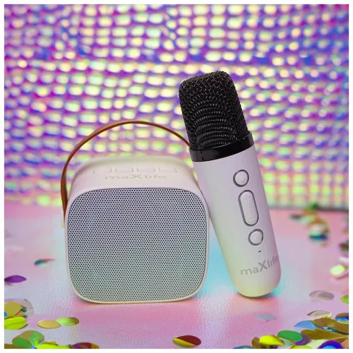 Maxlife Bluetooth karaoke hangszóró MXKS-100 fehér