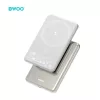 BWOO ultravékony külső akkumulátor 20W 5000mAh mágneses töltéssel P79 világosszürke