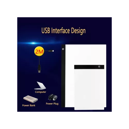 LED PATCH BASE A4 világítópad 3 fényerő-szinttel