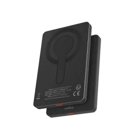  Maxlife vezeték nélküli külső akkumulátor MXPB-05 20W PD 5000 mAh mágneses fekete