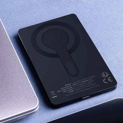 Maxlife vezeték nélküli külső akkumulátor MXPB-05 20W PD 5000 mAh mágneses fekete