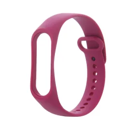 Xiaomi Mi Band 3/4 készülékhez szilikon szíj málna