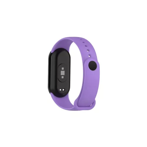 Szilikon szíj Mi Band 8/M8 (4) készülékhez lila