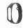 Xiaomi Mi Band 5/6 készülékhez szilikon szíj, fekete