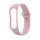 Xiaomi Mi Band 5/6 szilikon szíj készülékhez, púderrózsaszín