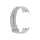 Mi Band 8/M8 (7) készülékhez szilikon szíj, szürke