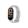 Mi Band 8/M8 (7) készülékhez szilikon szíj, szürke