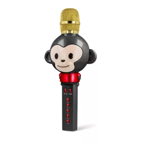   Forever mikrofon Bluetooth-hangszóróval Animal fekete AMS-100