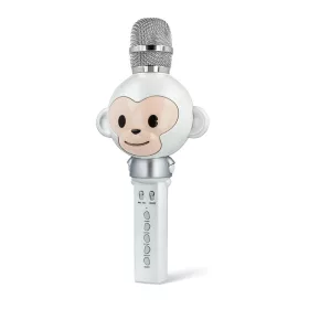   Forever mikrofon Bluetooth-hangszóróval AMS-100 Animal fehér