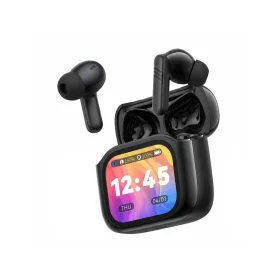   XO Bluetooth fülhallgató X50 TWS LCD ANC + ENC duál mikrofonos, fekete