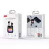 XO Bluetooth fülhallgató X50 TWS LCD ANC + ENC duál mikrofonos, fekete
