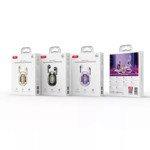 XO X43 TWS Bluetooth fülhallgató bézs