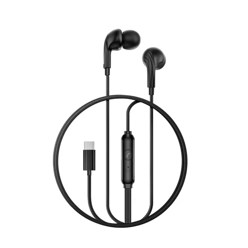 XO EP82 USB-C vezetékes fülhallgató fekete
