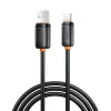 XO NB302 USB–USB-C kábel 1,0m 3A fekete