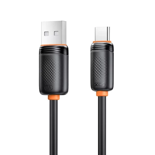 XO NB302 USB–USB-C kábel 1,0m 3A fekete